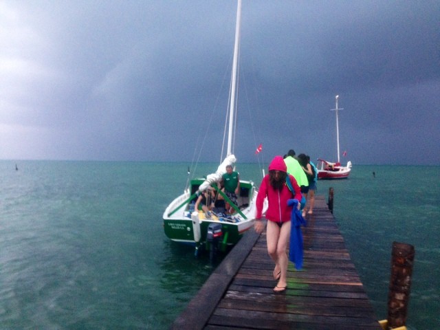Holidays Sunshine Caye Caulker Thunderstorm