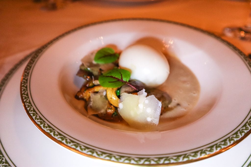 Starter at the Wernher Restaurant, Luton Hoo Hotel