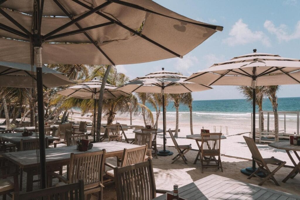 Hotel Casa Malca is right on the beach