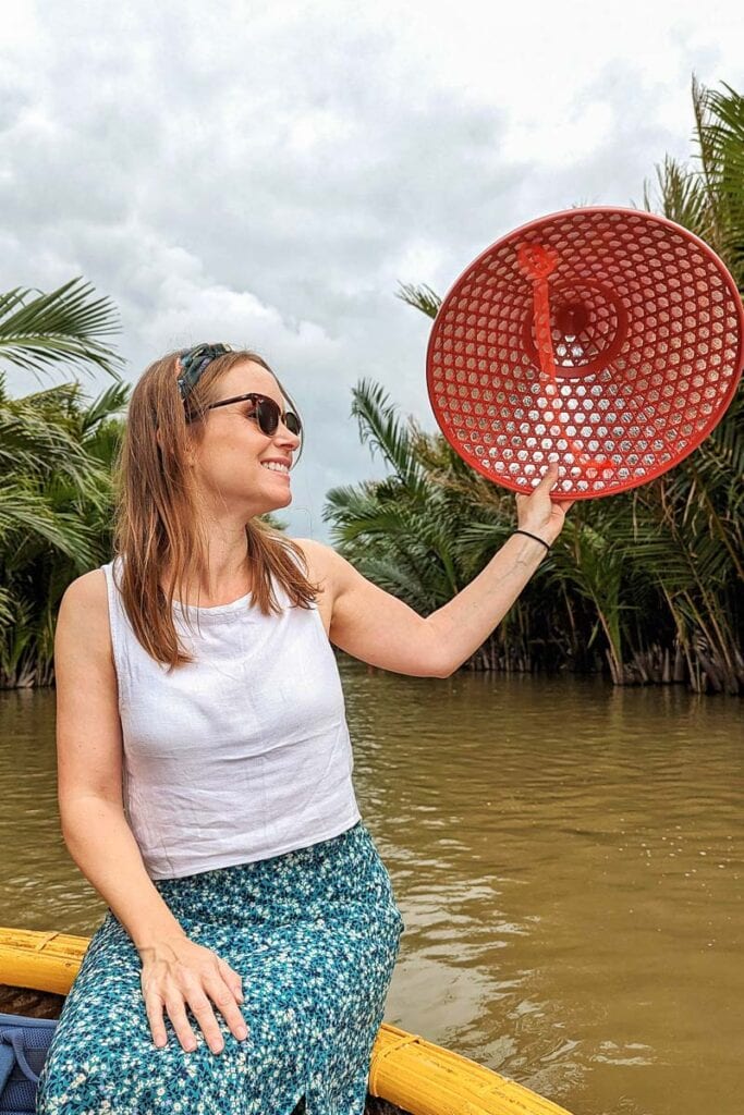 hoi an basket boat