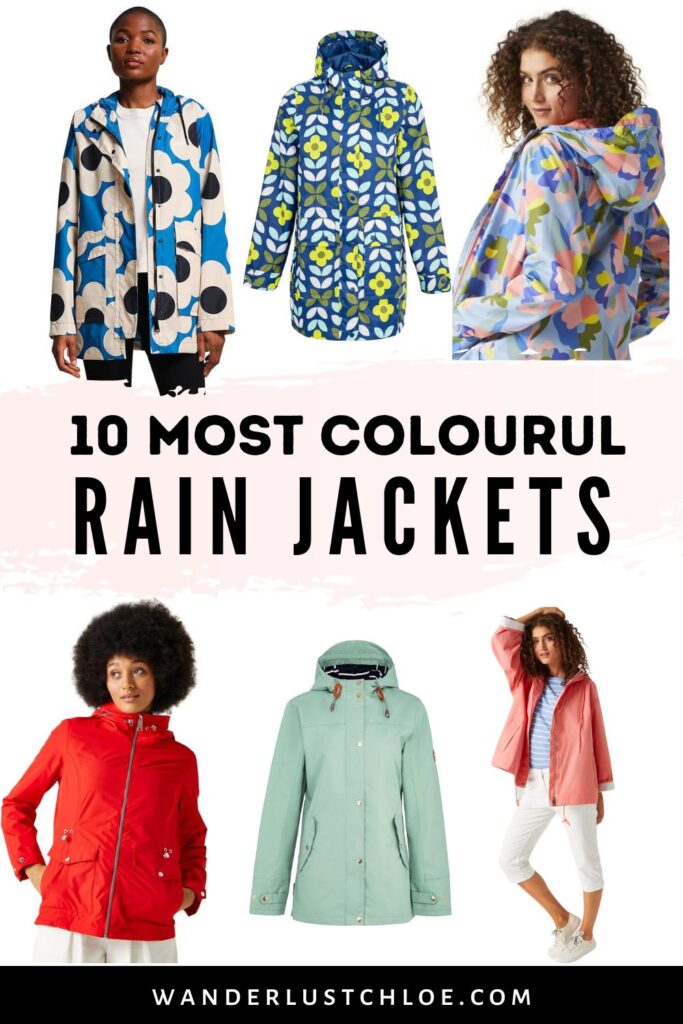 colourful rain jackets