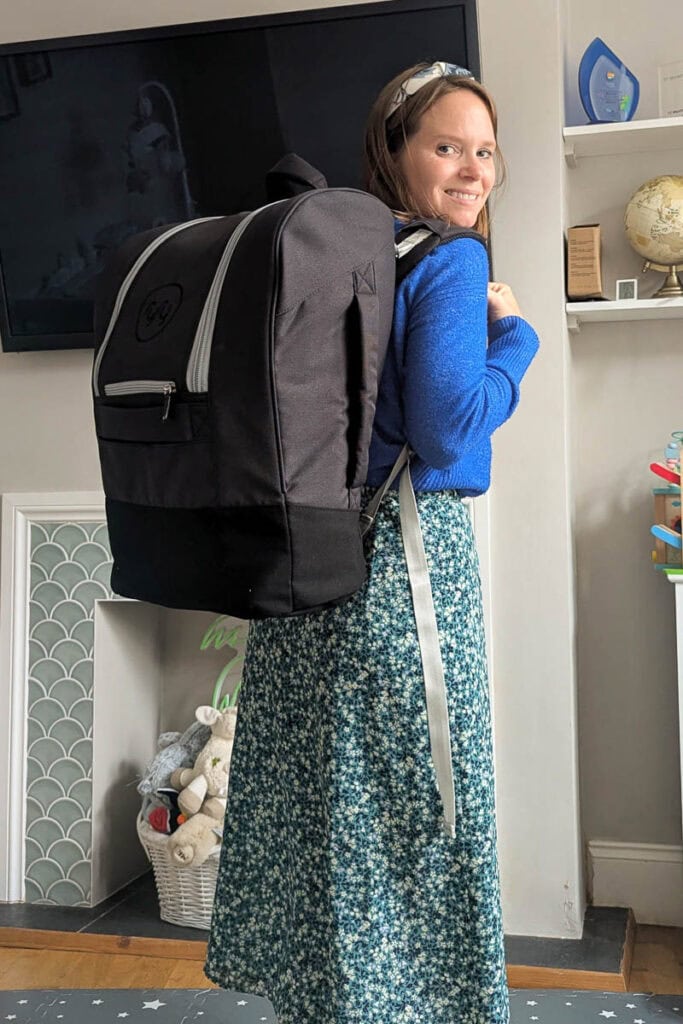 ryry scallop car seat backpack