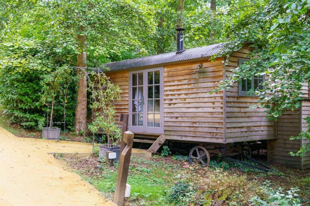 hideaway huts at the fish