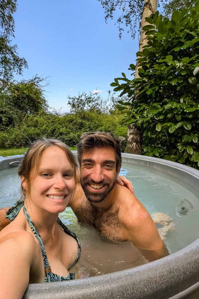 hot tub at the fish
