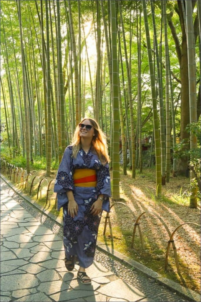 exploring the bamboo forest